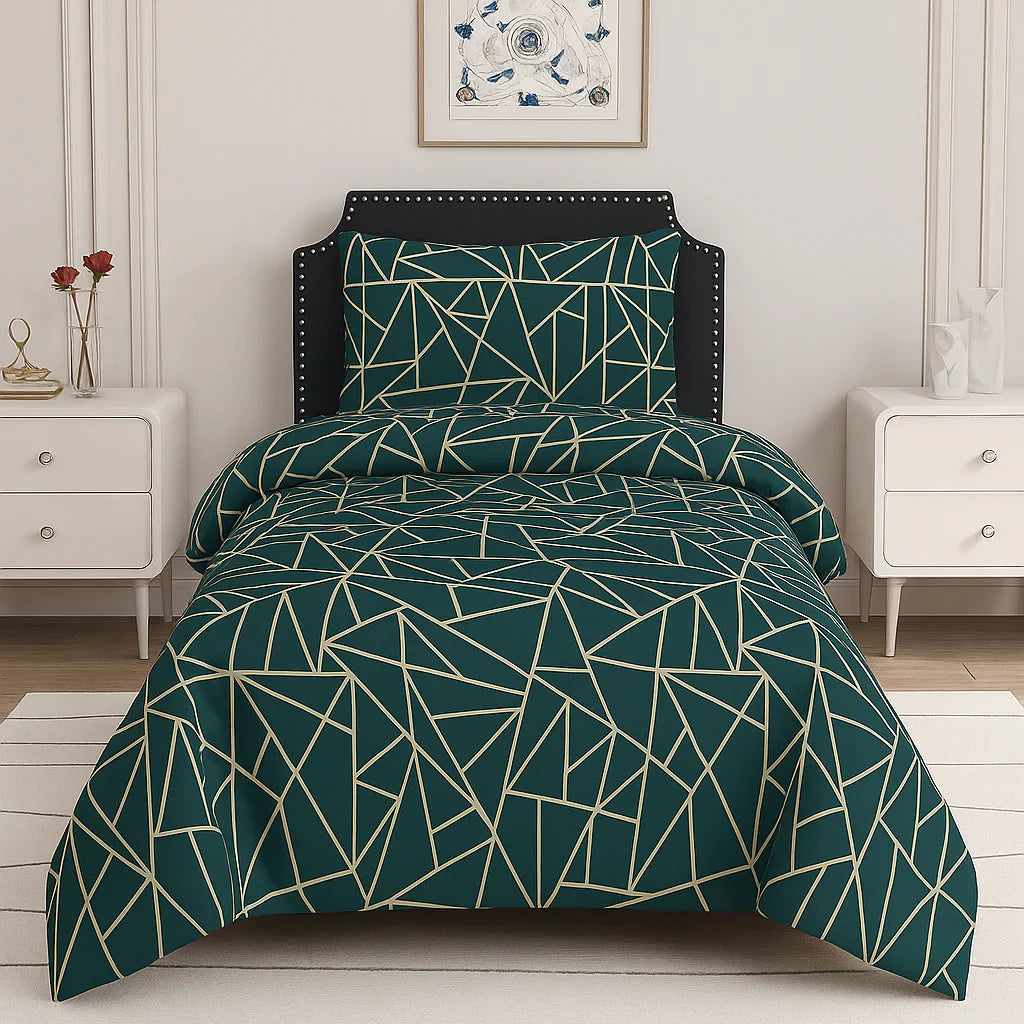 2 Pillow Single Bedsheets